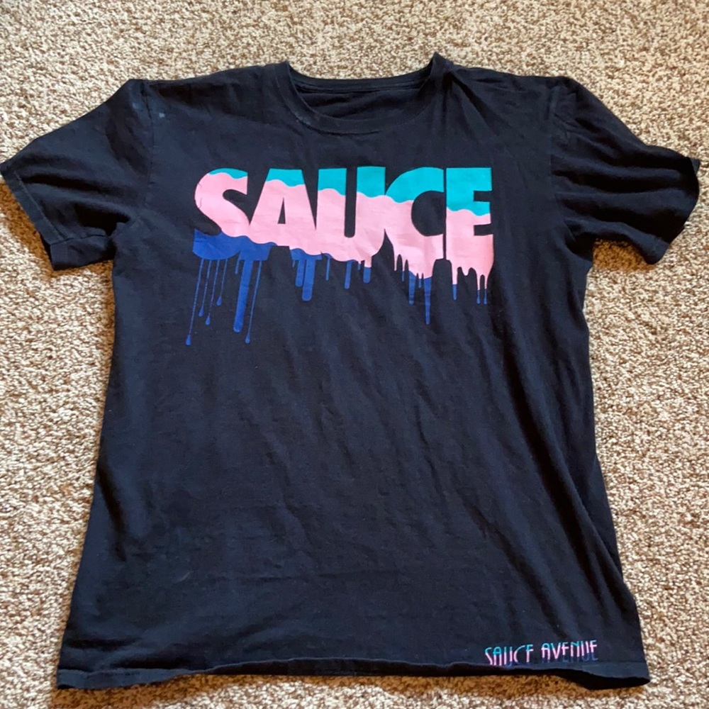 Colorful sauce tshirt
